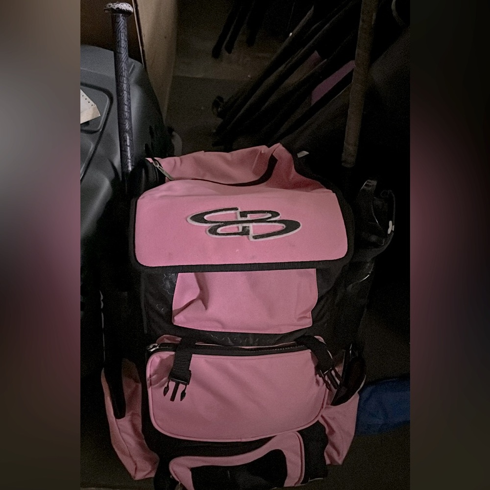 Pink Boombah Softball/Baseball Bag used one season!